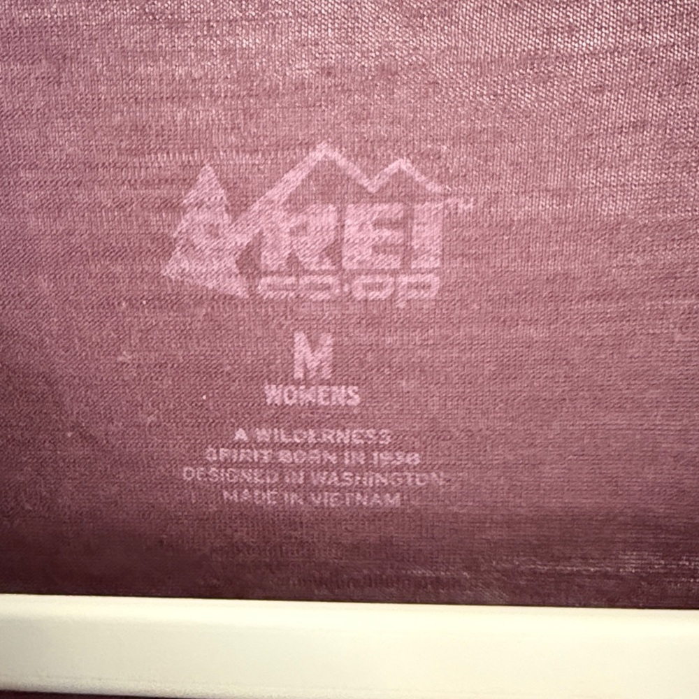 REI Deep Maroon Long Sleeve Shirt - Picture 4 of 5